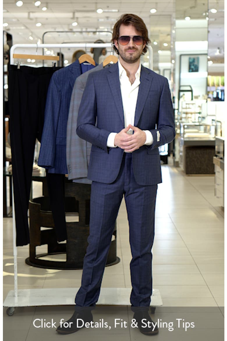 Blue Check Virgin Wool Suit video