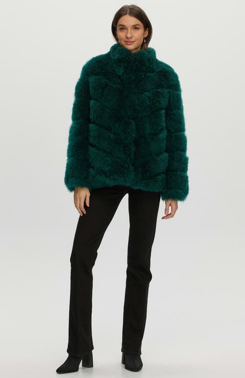 Green Shearling & Faux Shearling | Nordstrom