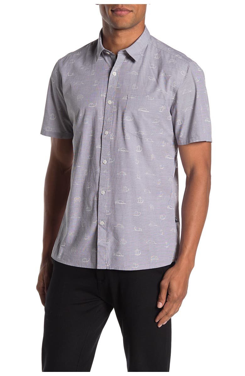 Civil Society Printed Short Sleeve Shirt, Main, color,