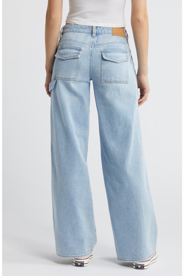 Low Rise Baggy Carpenter Jeans, Alternate, color, EBBY