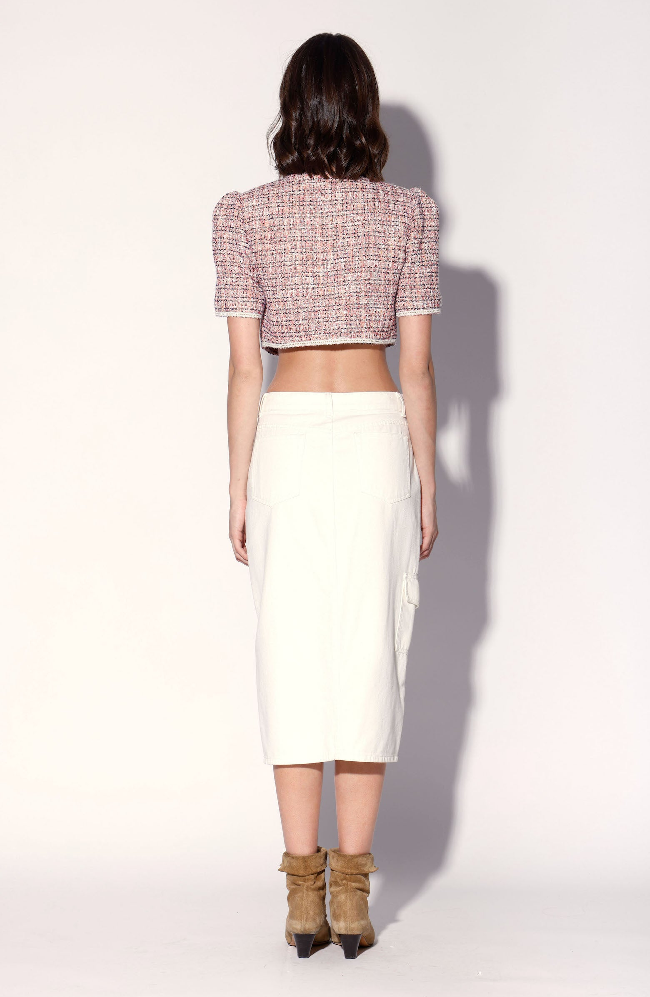 Helene Canyon Tweed Cropped Jacket - image 2