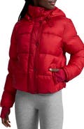 Beyond Yoga Big Cozy Puffer Hooded Jacket