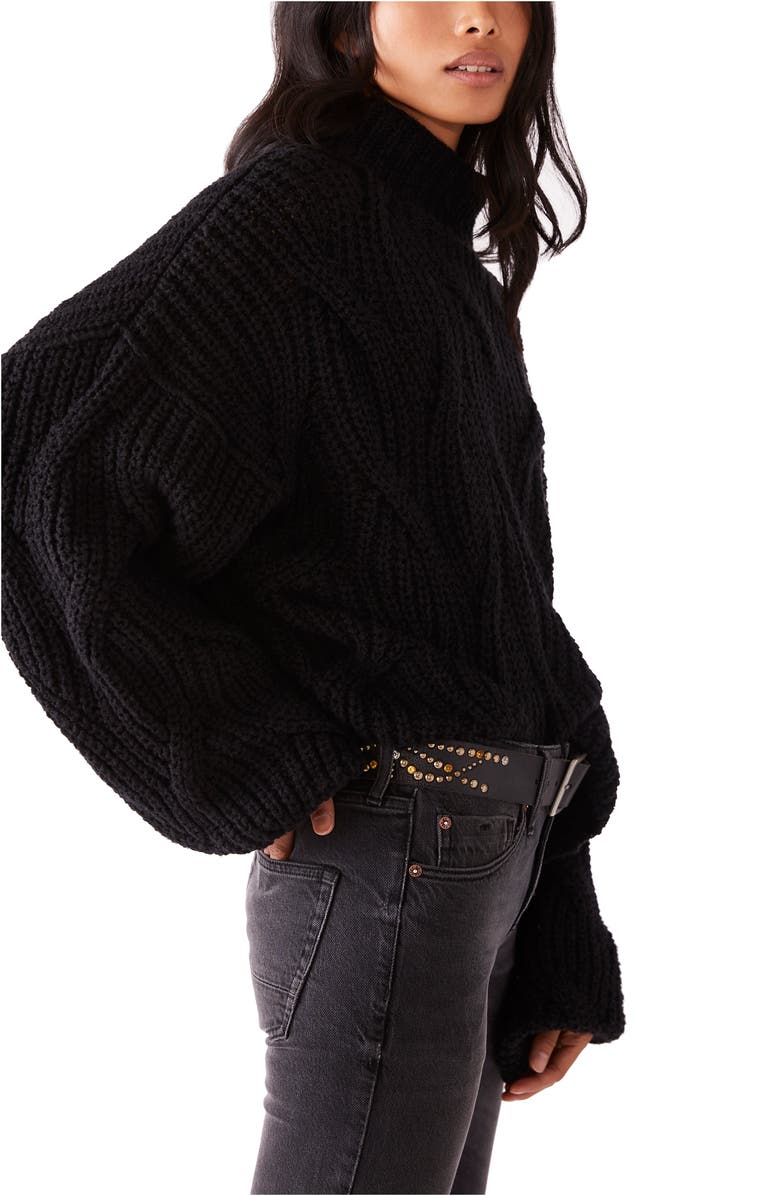 Free People Seasons Change Funnel Neck Sweater, Alternate, color,