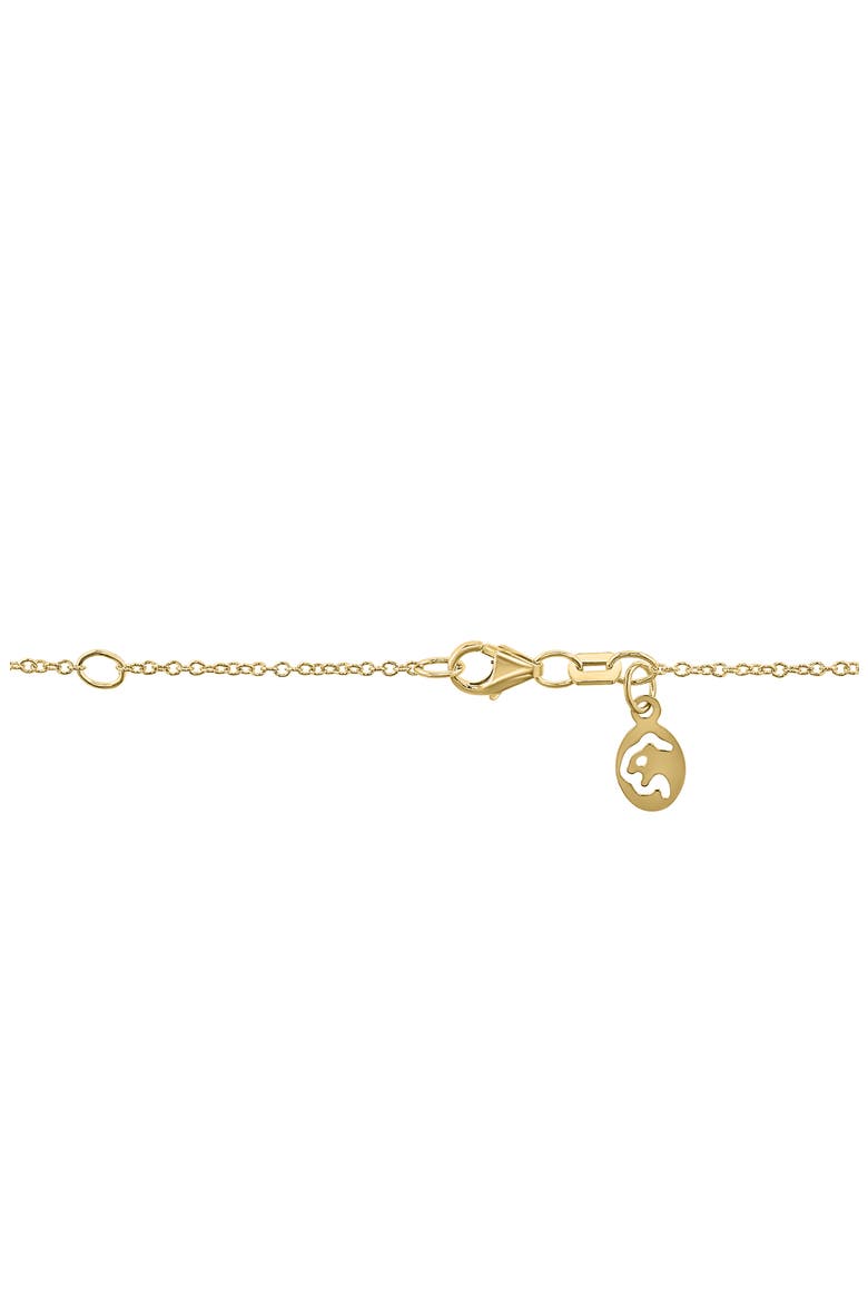 Goldtone Plate Amethyst Pendant Necklace, Alternate, color, PURPLE