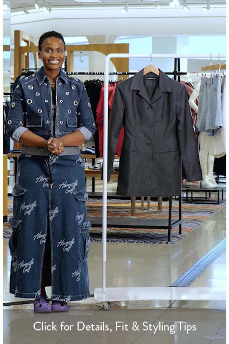 Carmela Long Sleeve Mini Coat Dress video