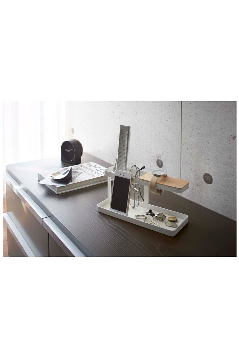 Tower Desk Bar, Alternate, color, WHITE