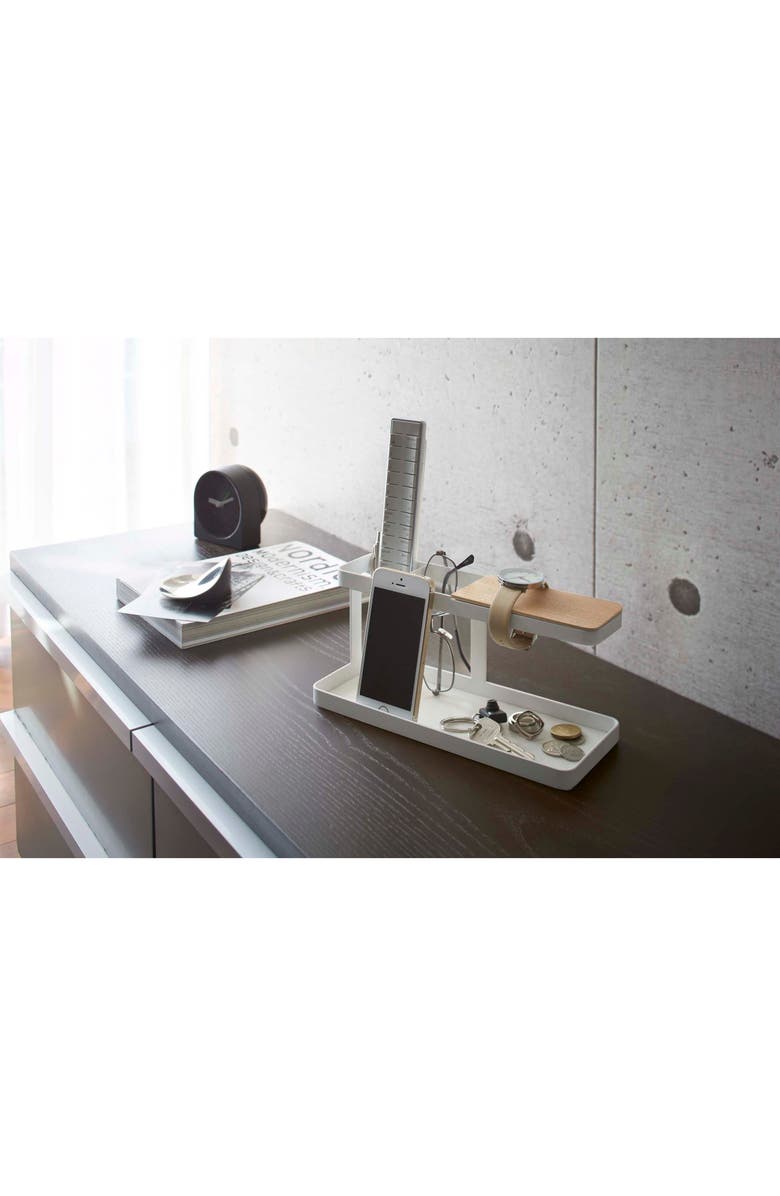 Yamazaki Tower Desk Bar, Alternate, color, White