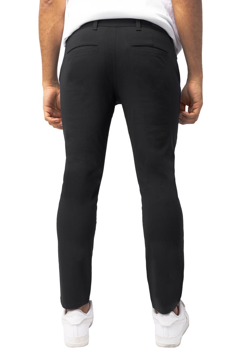 XRAY Hidden Zip Pocket Twill Trousers, Alternate, color, Black