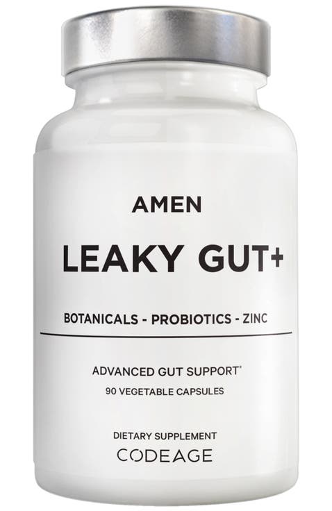 Amen Leaky Gut L-Glutamine, Probiotic & Prebiotic Supplement