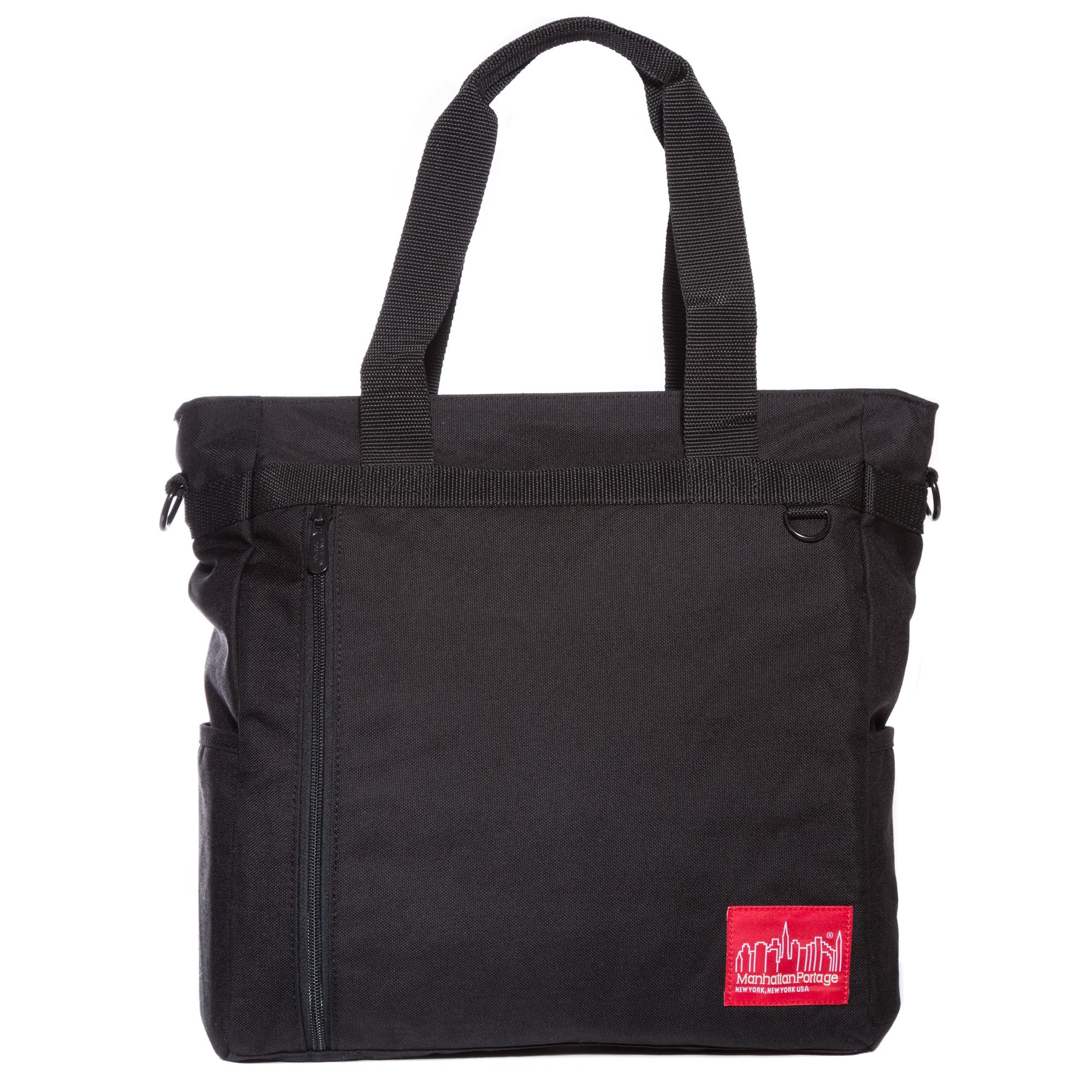 Manhattan Portage Greenwich Tote Bag, Main, color, Black