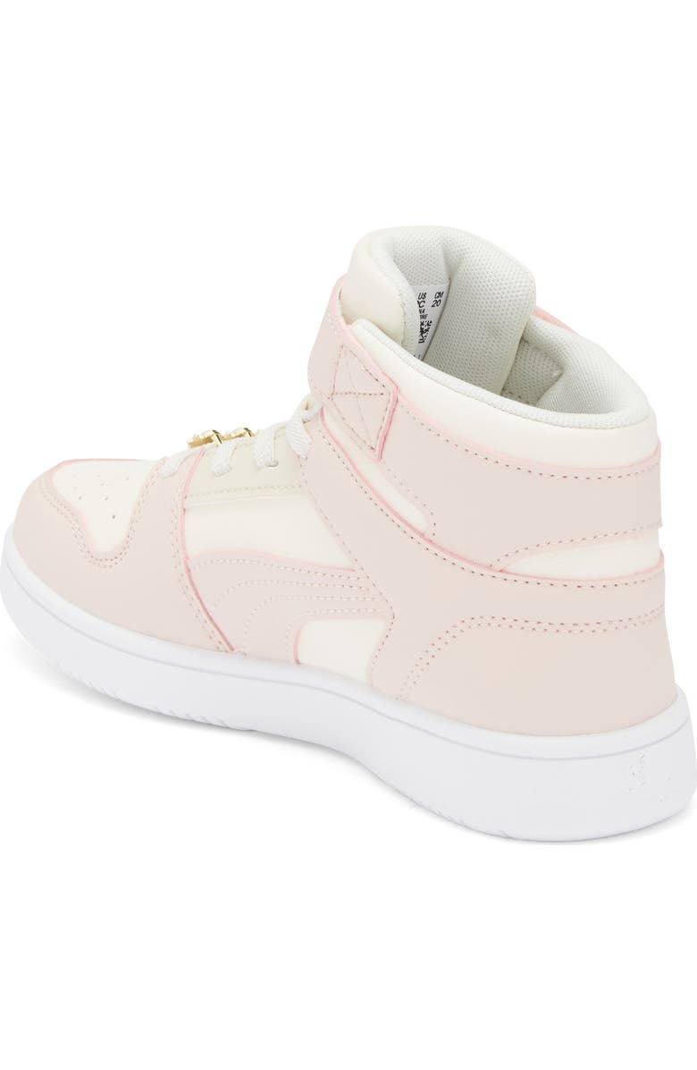 PUMA Kids' Rebound Layup High Top Sneaker, Alternate, color, Frosted Ivory/ Island Pink