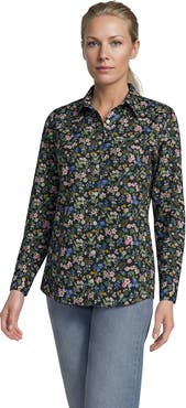 Lands' End No Iron Button Front Shirt