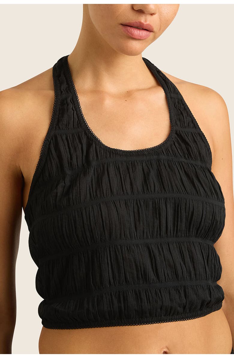 HOPE AND MAY Bebi Cotton Halter Neck Top, Alternate, color,