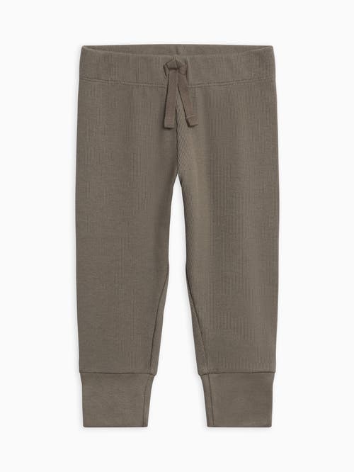 Kendi Charlie Ribbed Joggers In Green