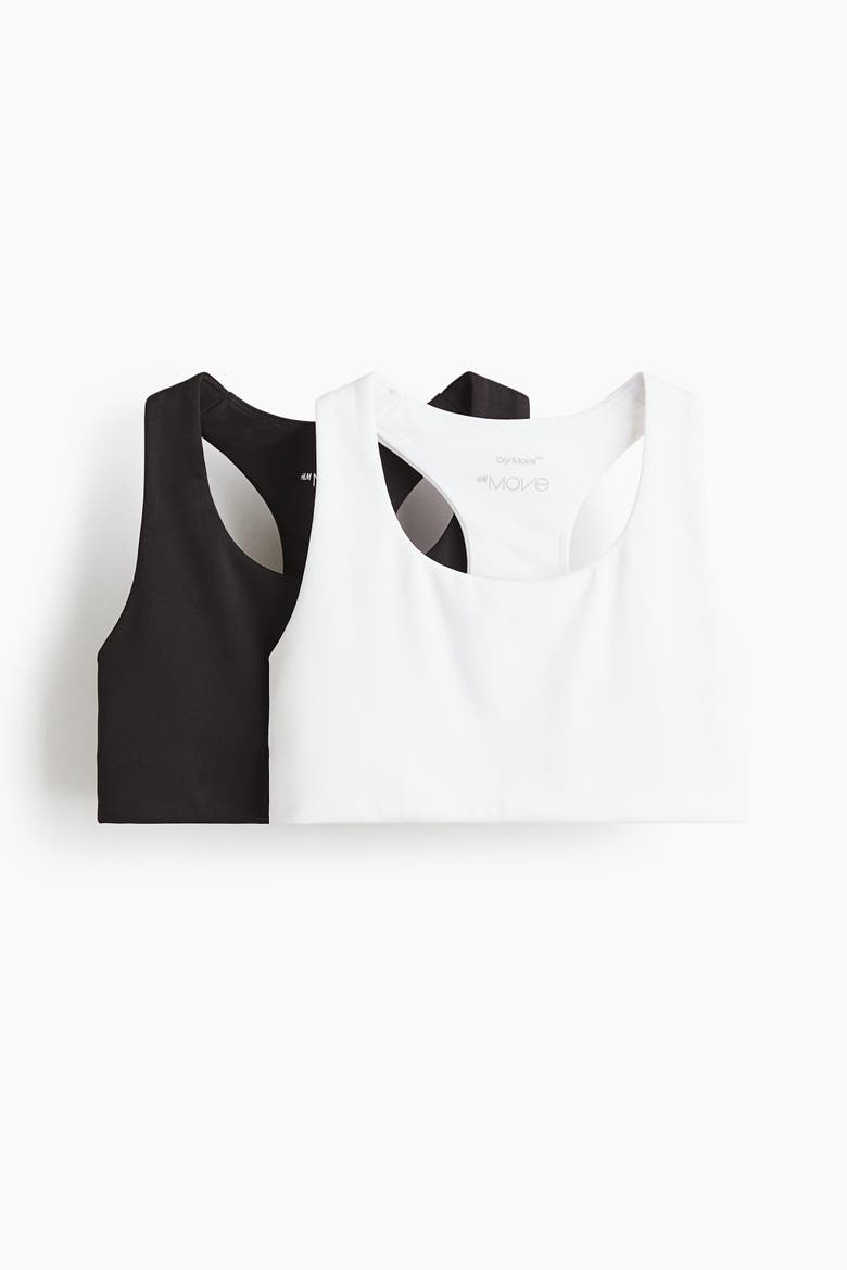 2-pack Sports Tops With Drymove, Main, color, Black/white