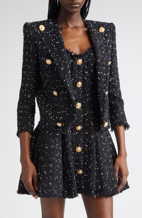 Balmain Polka Dot Tweed Spencer Jacket