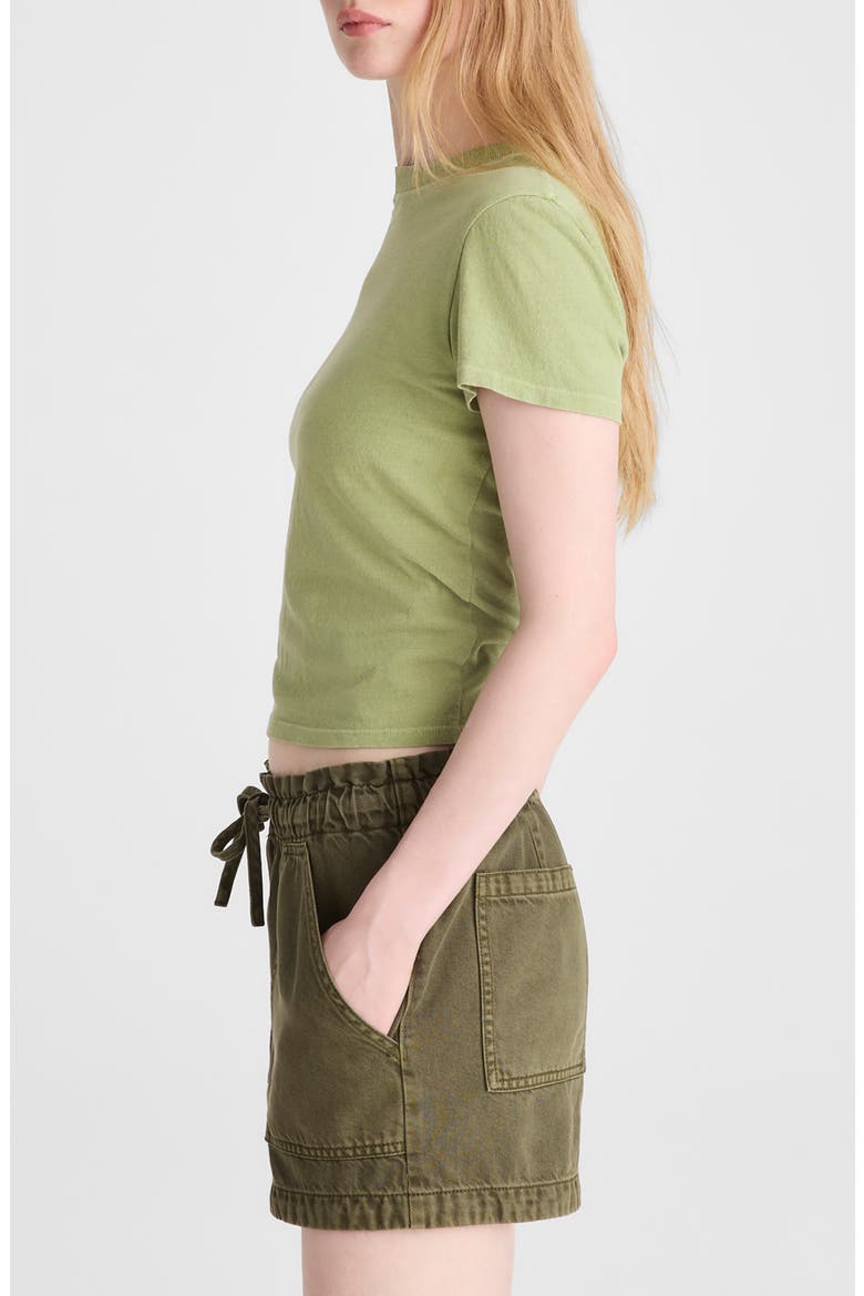 Pull-On Airy Denim Utility Shorts, Alternate, color, FADED IVY