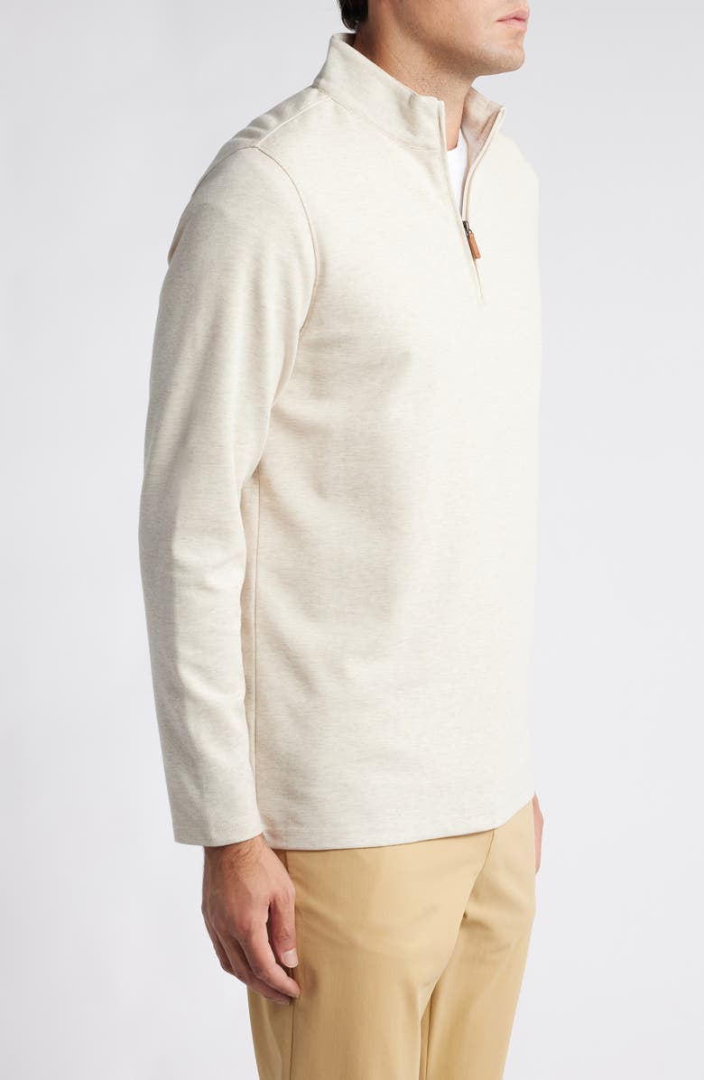 Mizzen+Main KPI Quarter Zip Pullover, Alternate, color, Oyster Heather