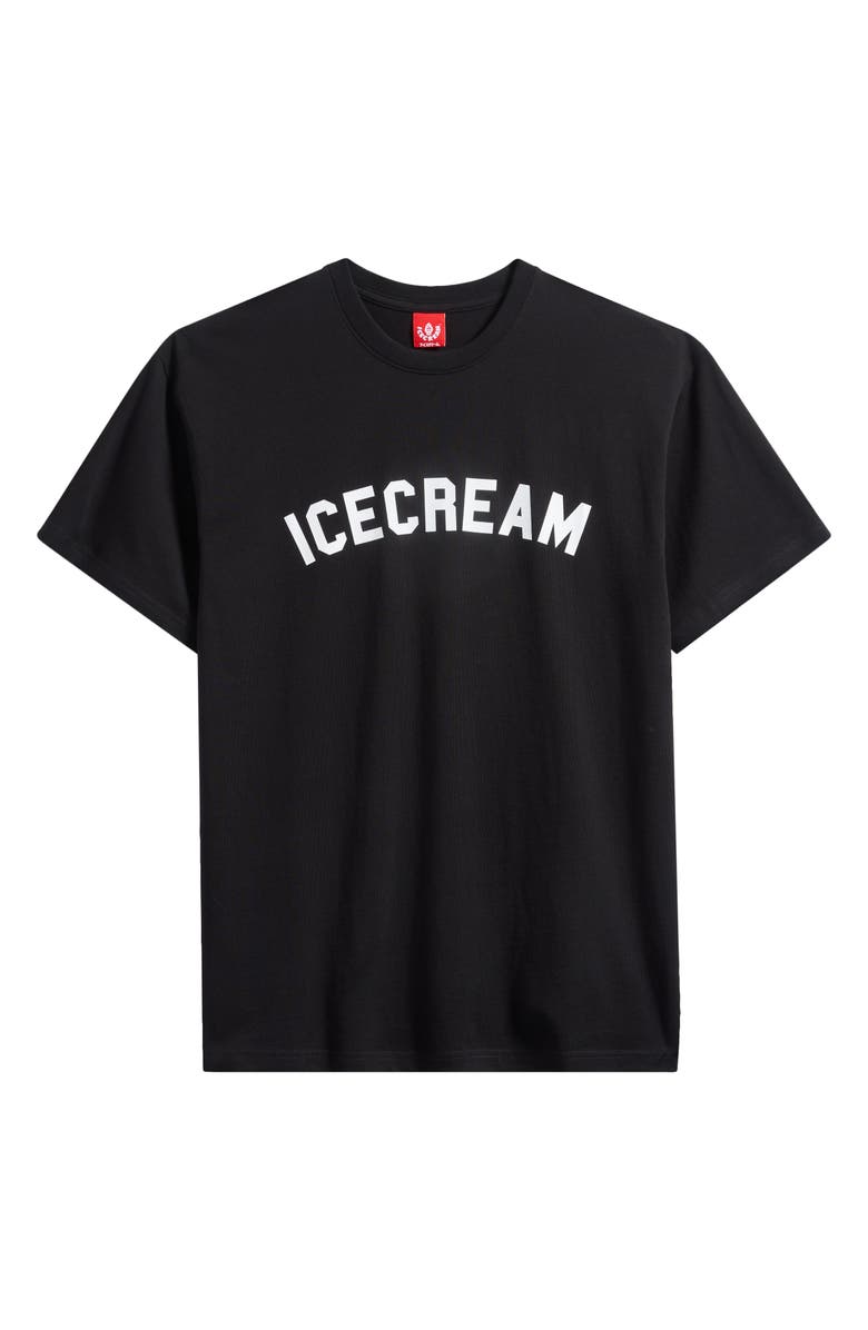 ICECREAM Logo Graphic T-Shirt, Alternate, color, Black