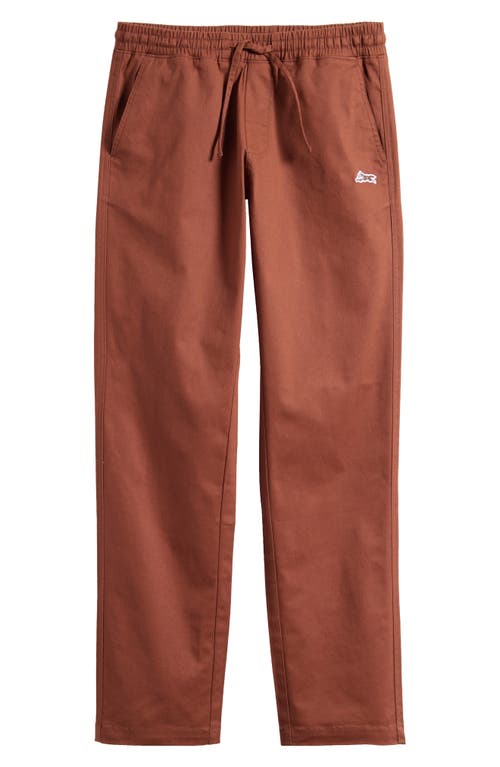 Icecream Strawberry Fit Cotton Stretch Twill Work Pants In Brown