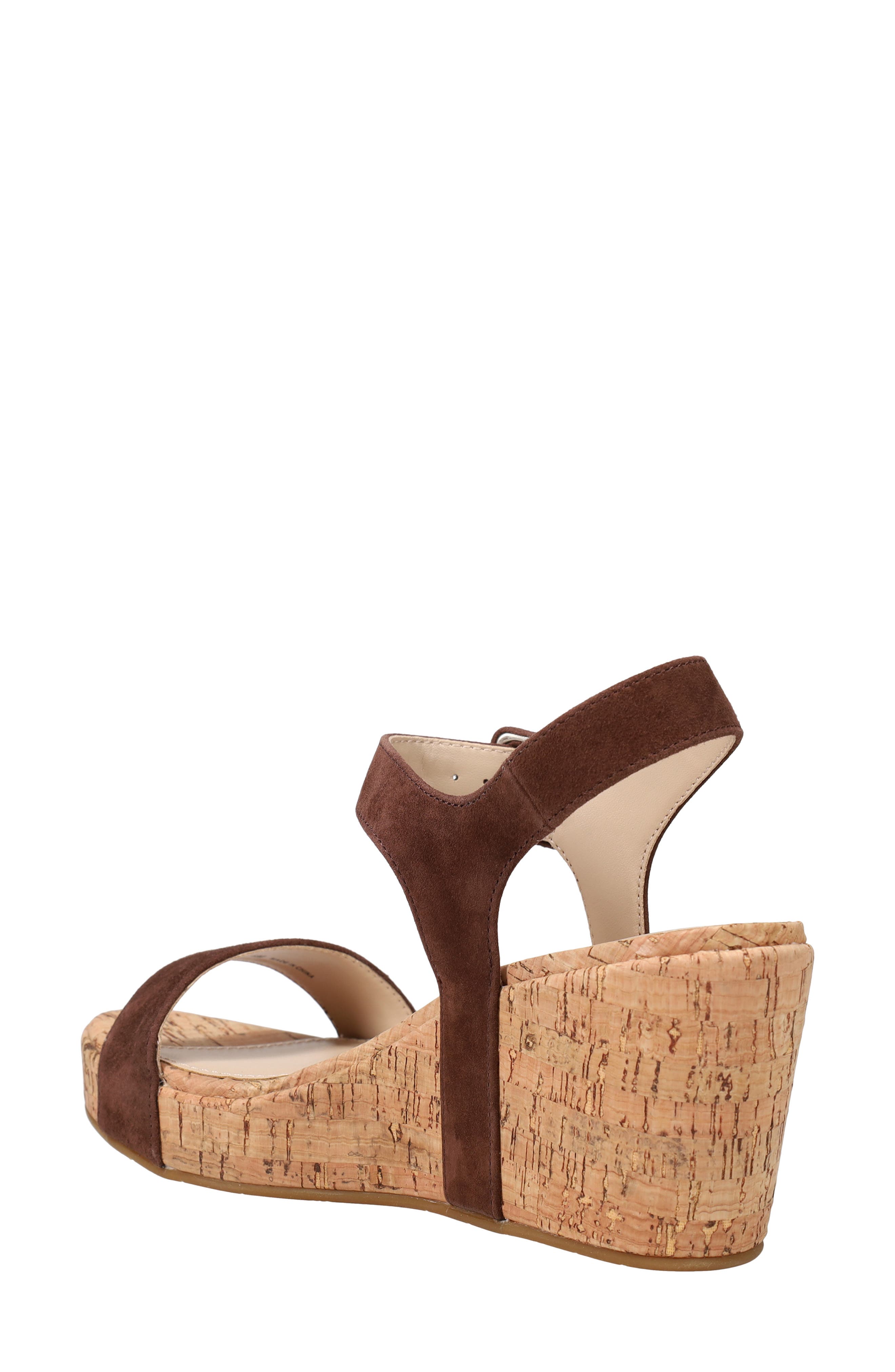 Wiltz Ankle Strap Platform Wedge Sandal, Alternate, color, ESPRESSO