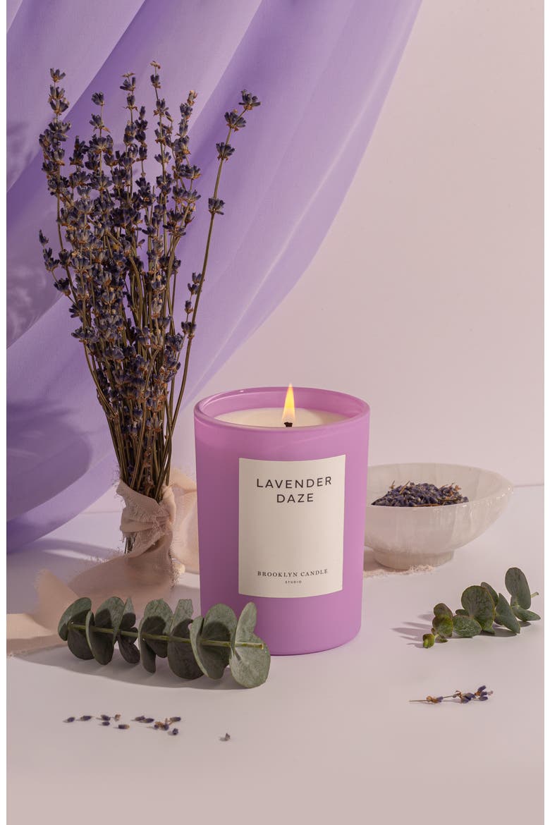 Lavender Daze Candle, Alternate, color, LIGHT/ PASTEL PURPLE