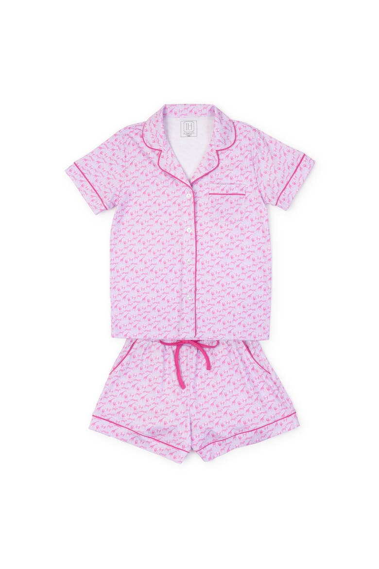 Claire Women's Pajama Short Set, Main, color, Pink Savanna Safari