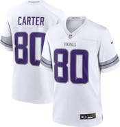 Nike Men's Nike Cris Carter White Minnesota Vikings Alternate Retired Player Game Jersey