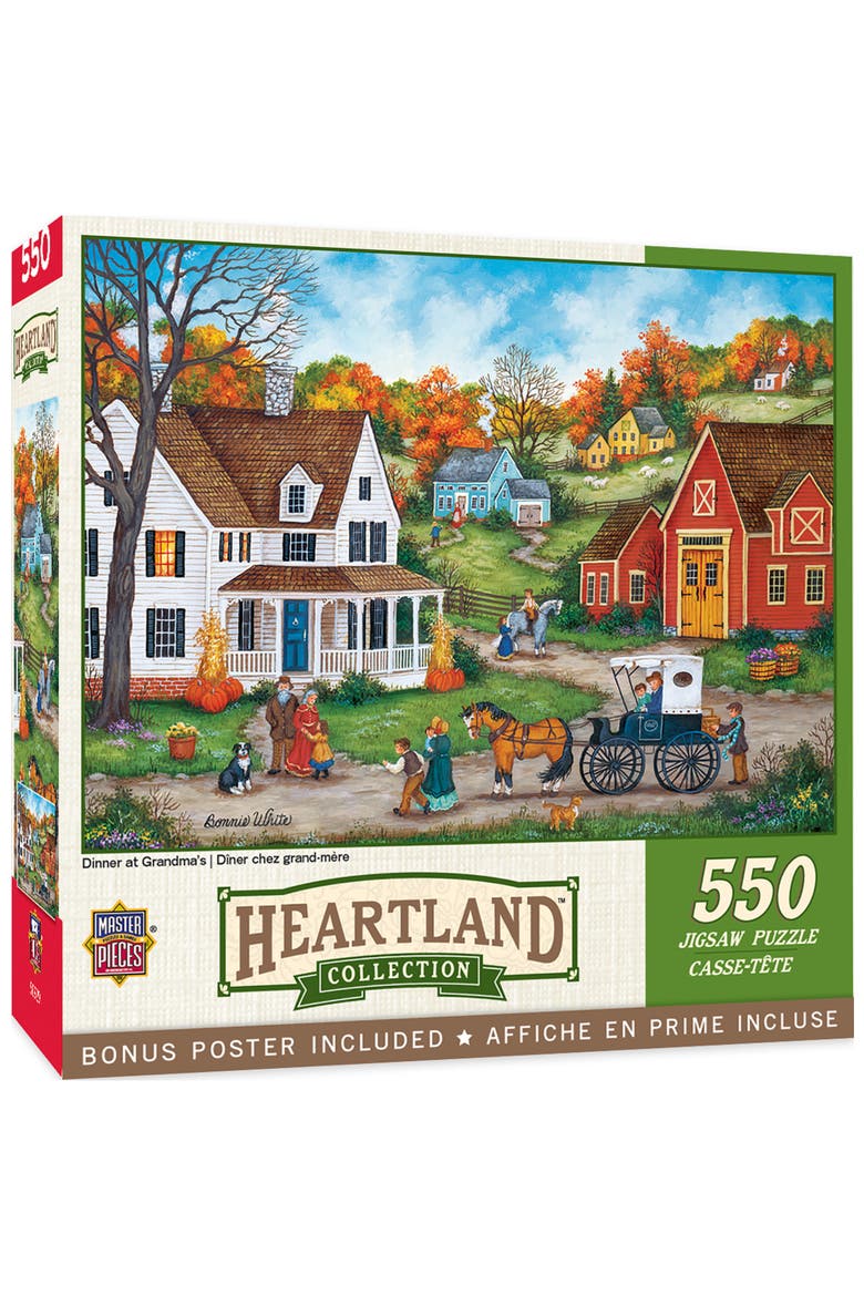 Dinner at Grandmas 550 Piece Puzzle, Main, color, Multicolor