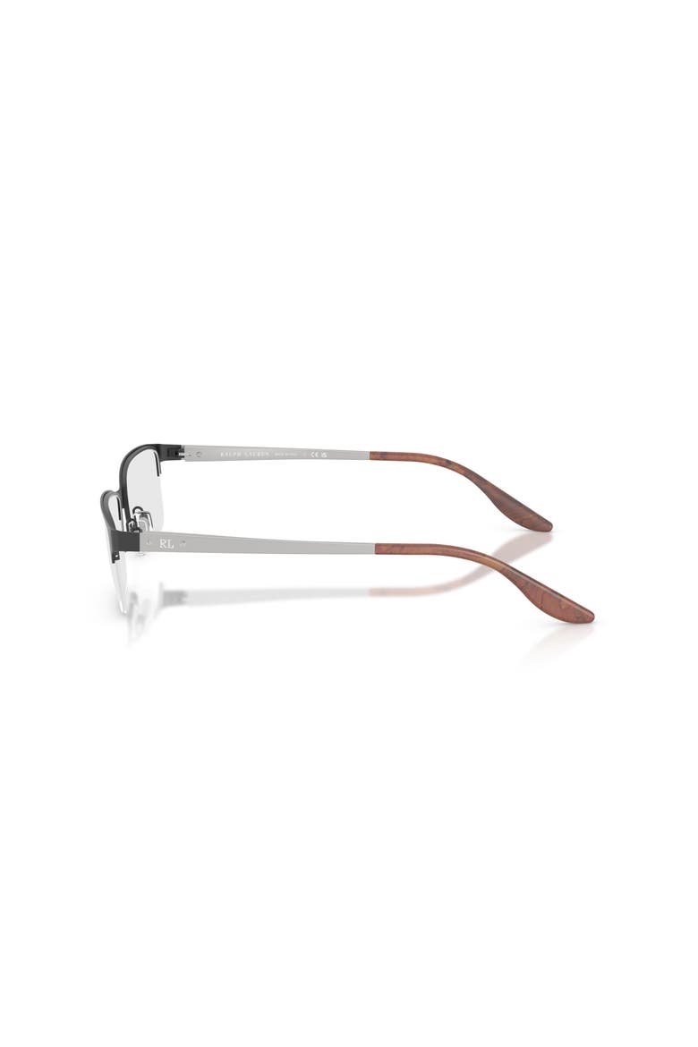 54mm Rectangle optical glasses, Alternate, color, Black