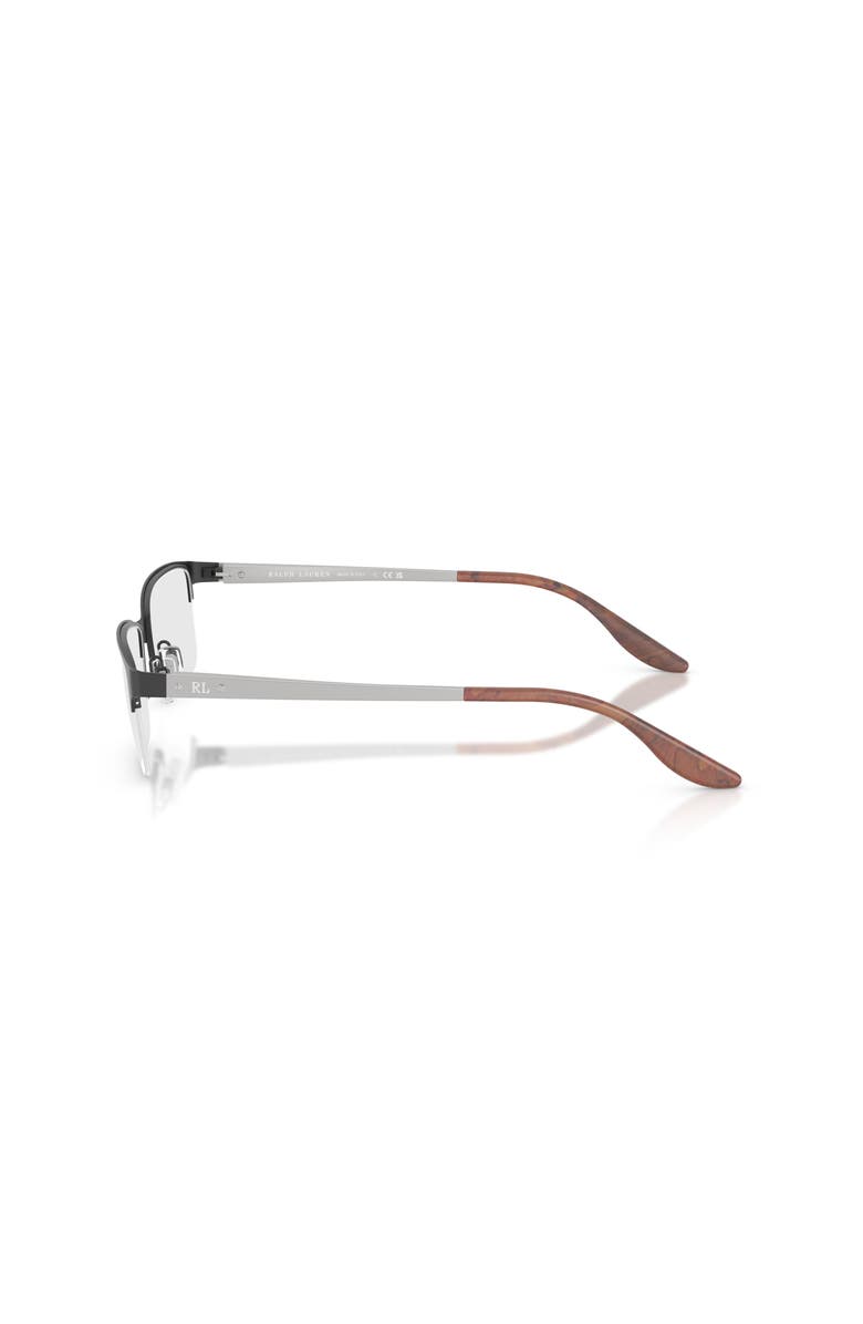 Ralph Lauren 54mm Rectangle optical glasses, Alternate, color, Black