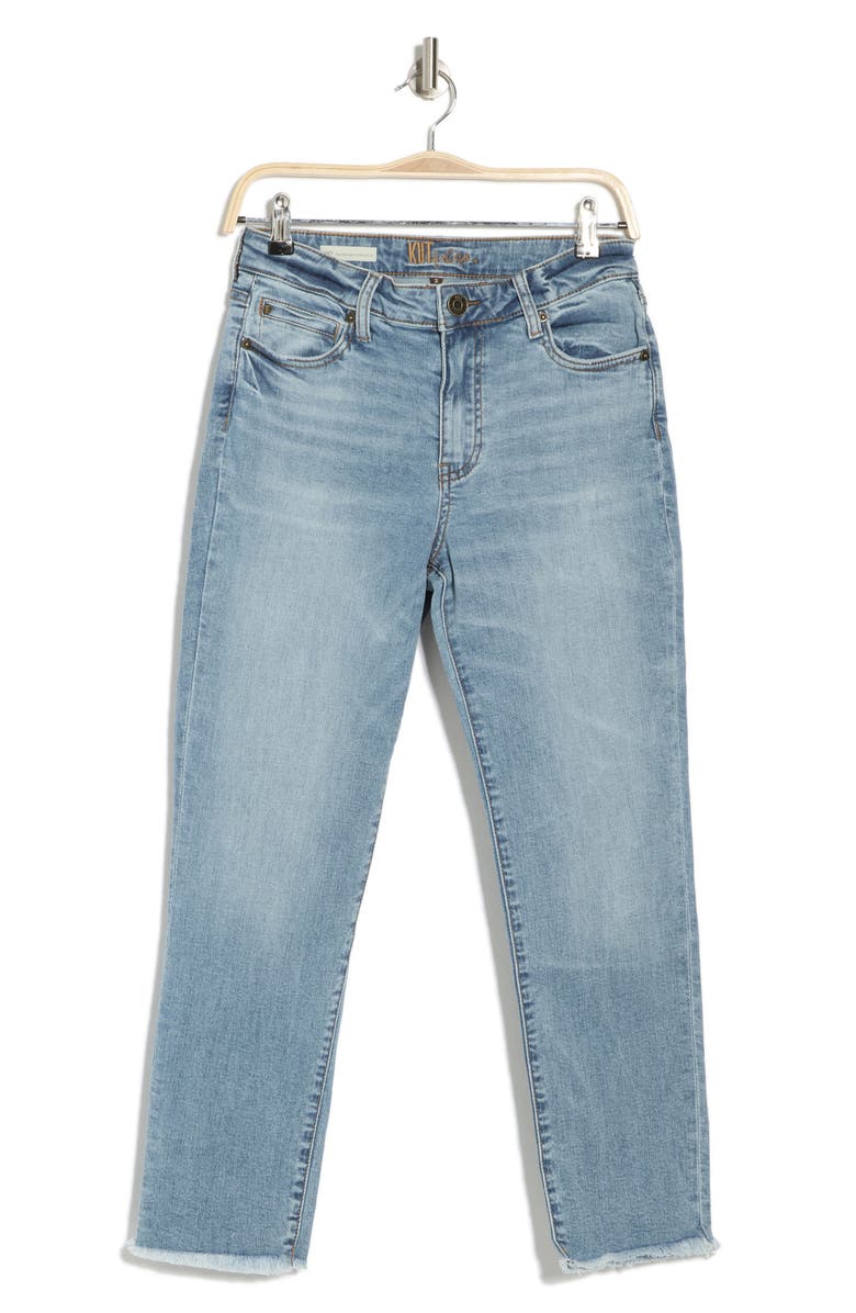 KUT from the Kloth Katy High Waist Straight Leg Jeans, Alternate, color, Celsia