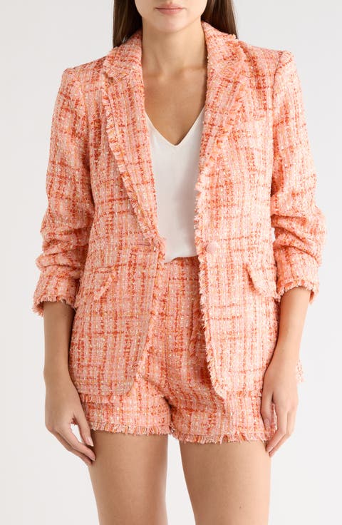 Lucie Khloe Bouclé Blazer