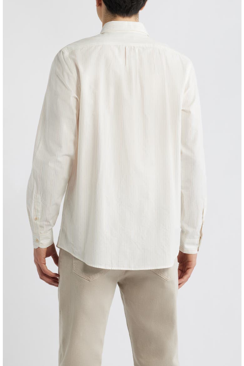 Stripe Regular Fit Cotton Button-Up Shirt, Alternate, color, MULTI COLOURED