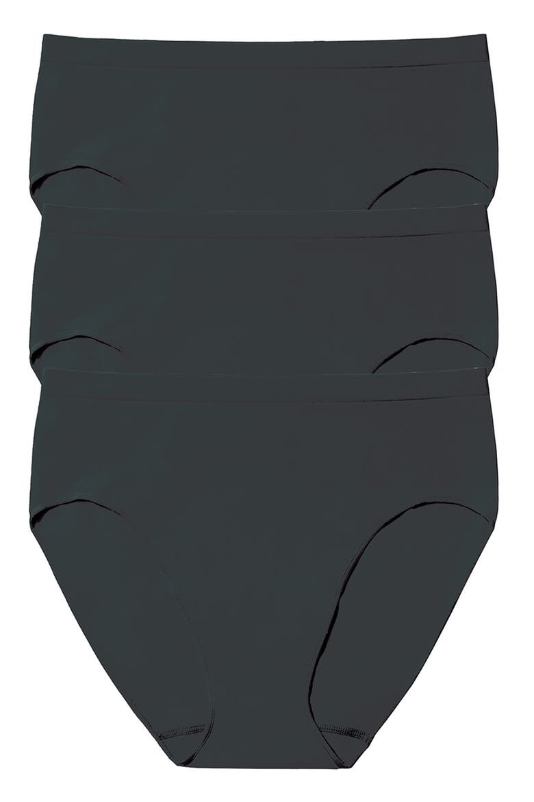 3-Pack Seamless High Waist Maternity Briefs, Main, color, BLACK