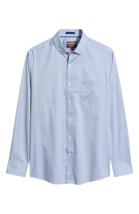 Logan Print Button-Up Shirt