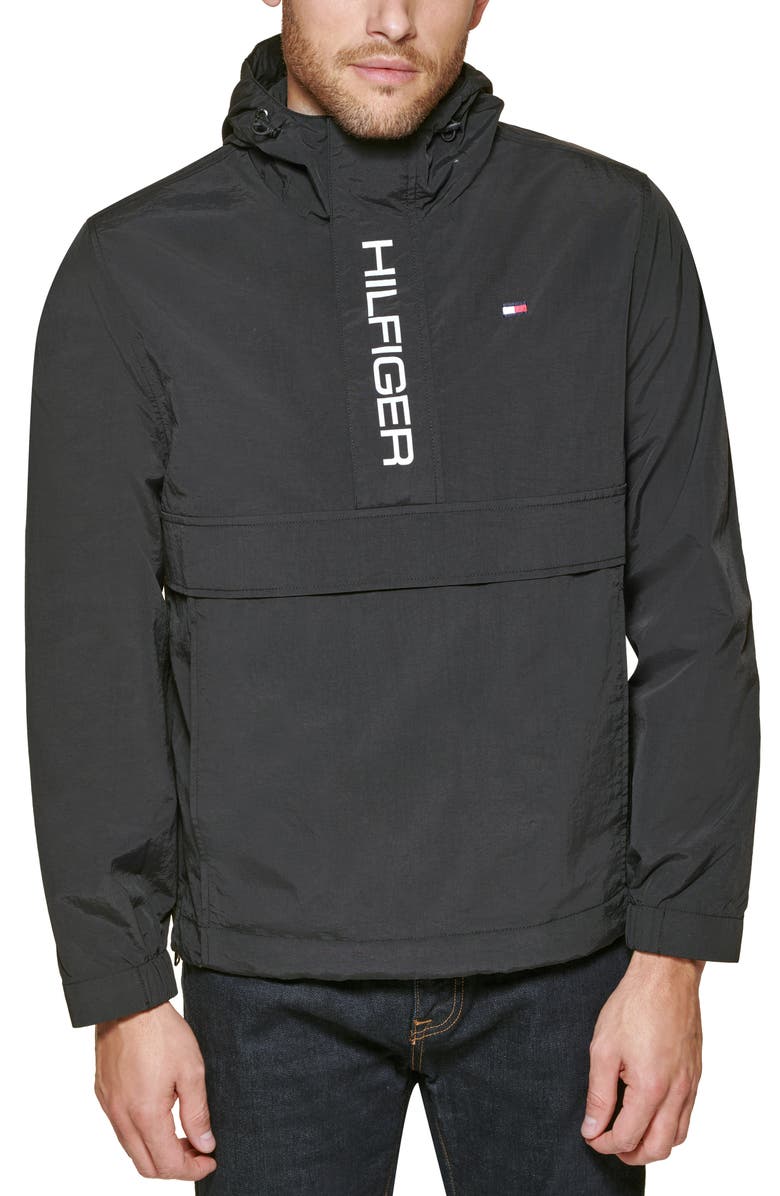Tommy Hilfiger Lightweight Hooded Windbreaker Jacket, Alternate, color,
