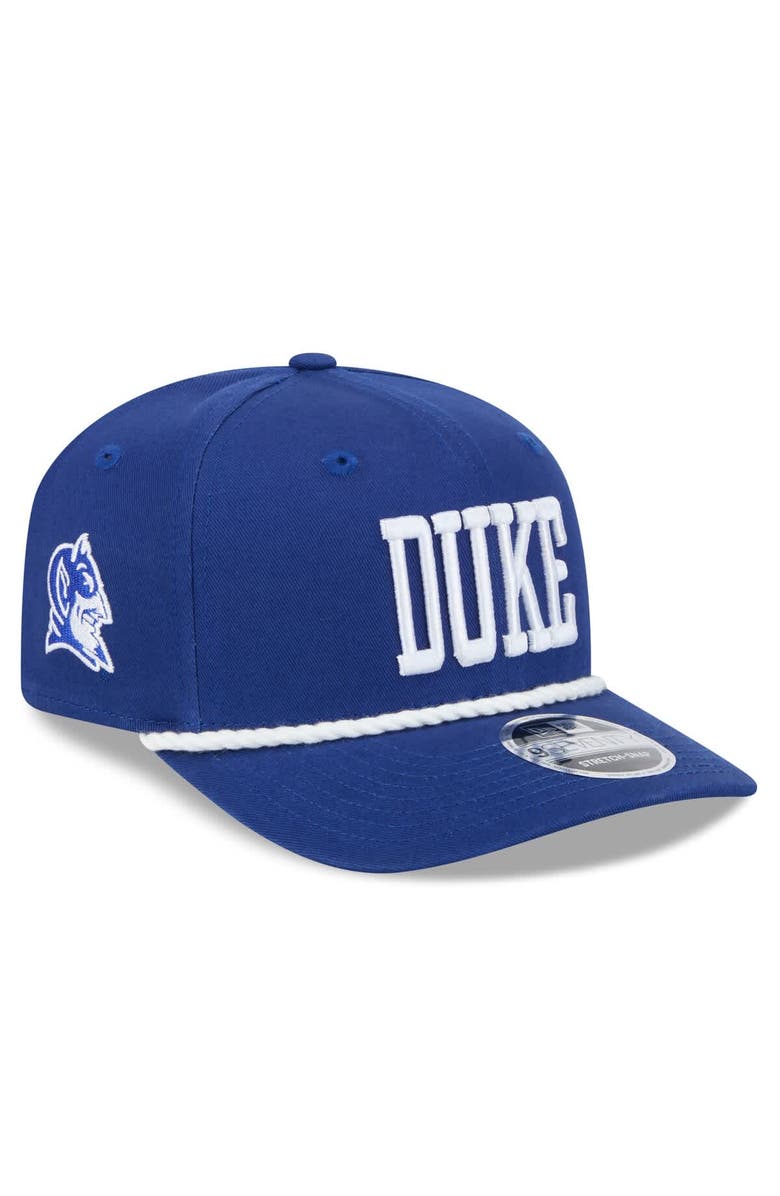 New Era Men's New Era  Royal Duke Blue Devils Wordmark 9SEVENTY Stretch-Snap Adjustable Hat, Main, color, Royal