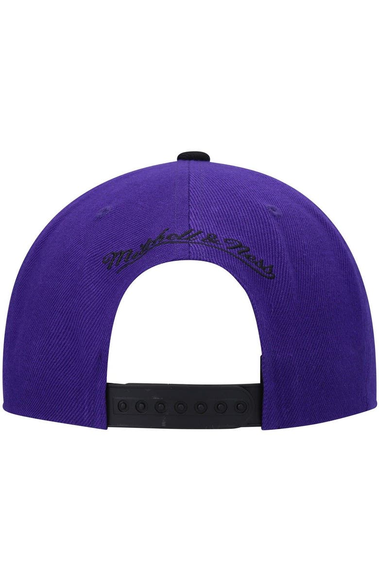 Mitchell & Ness Men's Mitchell & Ness Purple/Black Sacramento Kings Hardwood Classics Snapback Hat, Alternate, color, Purple