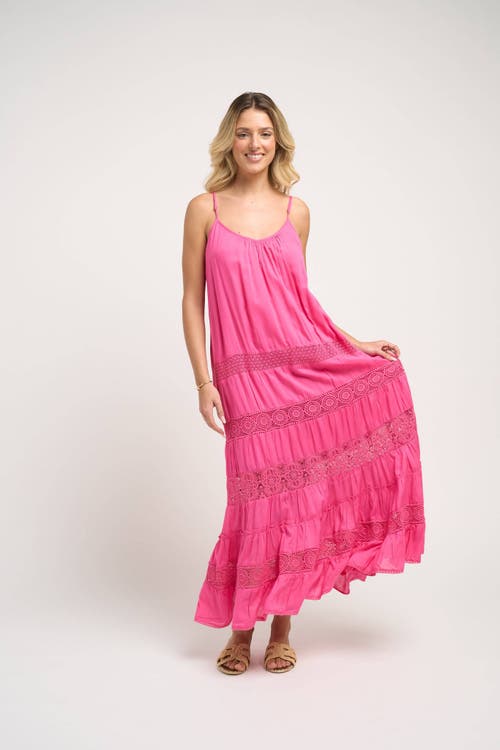 Guadalupe Design Paola Dress In Fuchsia