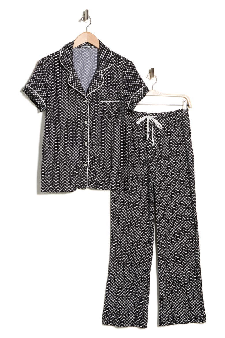 Mana 3-Piece Jersey Pajamas, Alternate, color, LINK FENCE