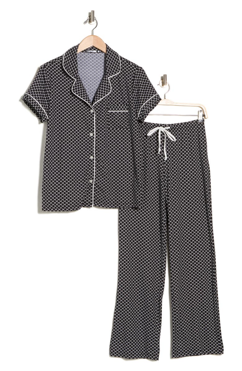 Tart Mana 3-Piece Jersey Pajamas, Alternate, color, Link Fence