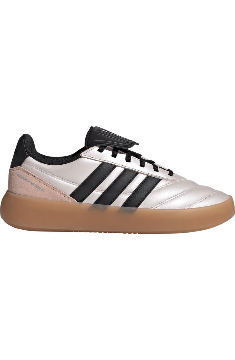 adidas Barreda Mundial Sneaker, Alternate, color, Pink Met./ Black/ Blush Pink