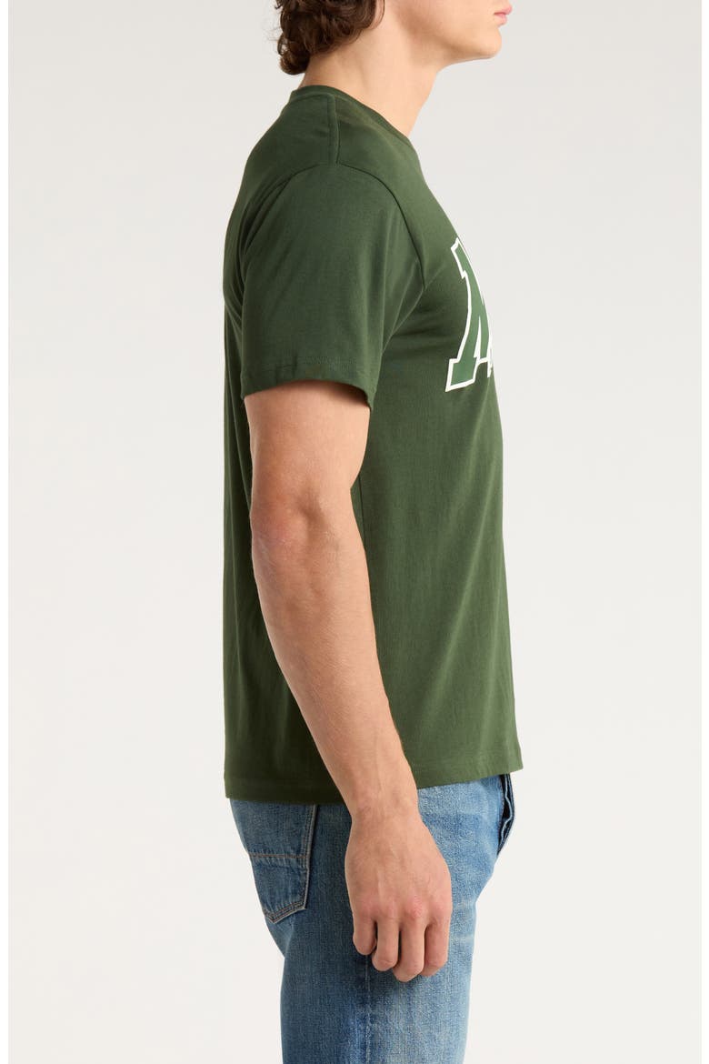 University Logo Graphic T-Shirt, Alternate, color, FOREST