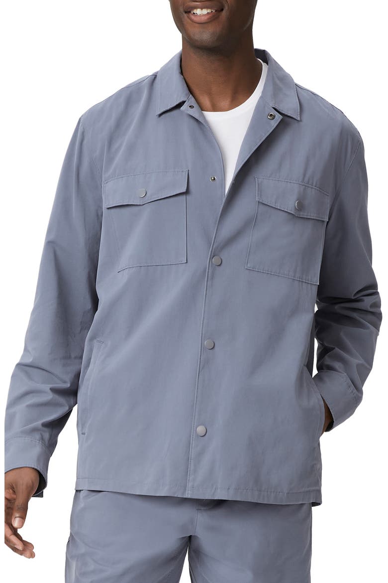 Delman Shirt Jacket, Main, color, INK POT