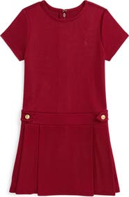 Polo Ralph Lauren Kids' Pleat Ponte Dress