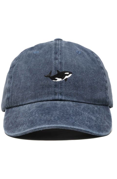 Killer Whale Embroidered Dad Hat