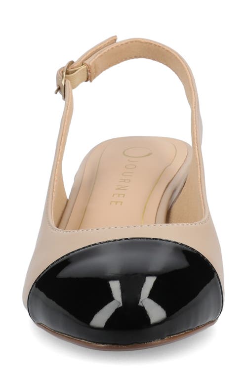 Journee Collection Sammie Slingback Pump In Taupe