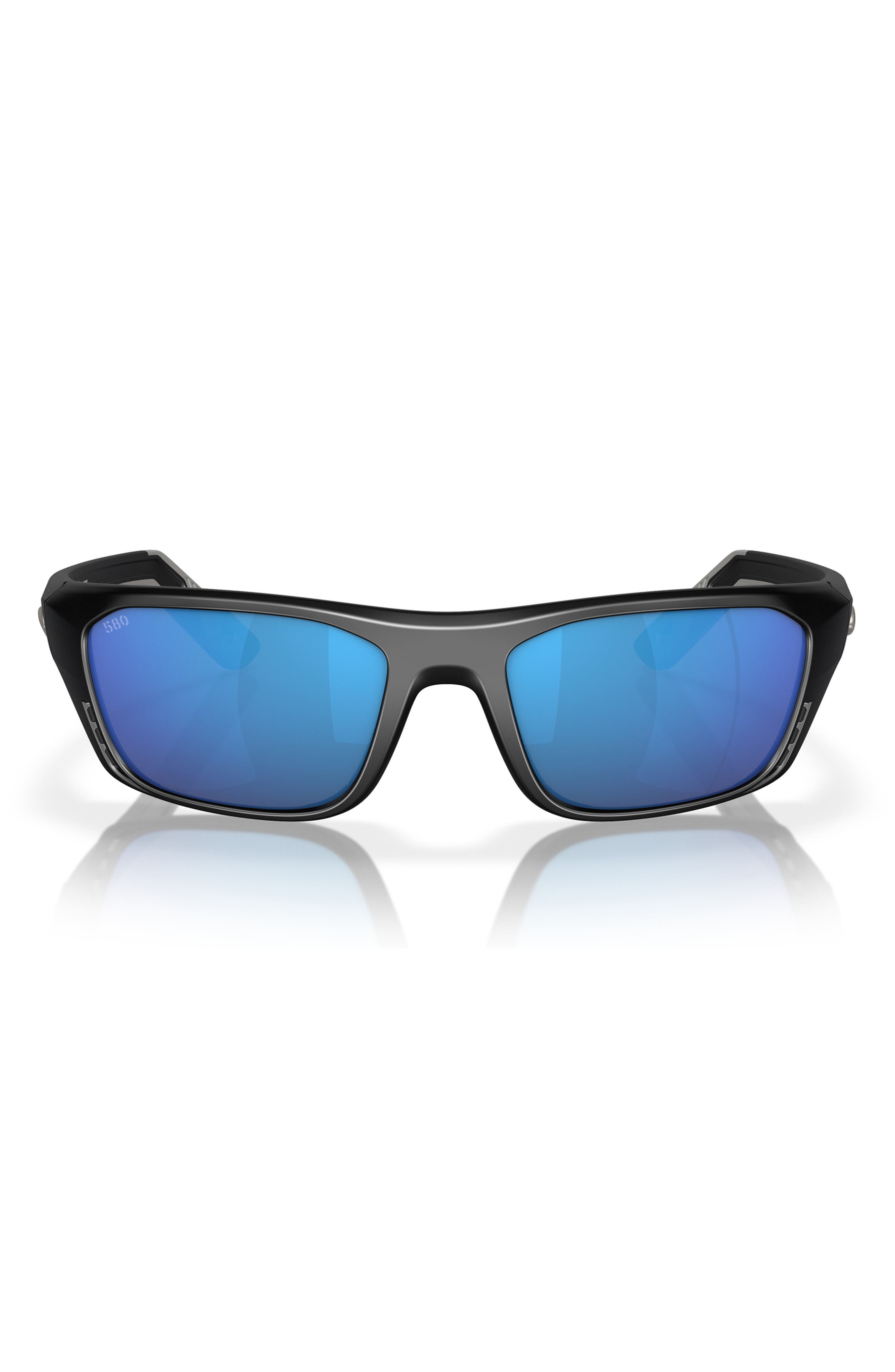 MATTE BLACK/ BLUE MIRROR 580G