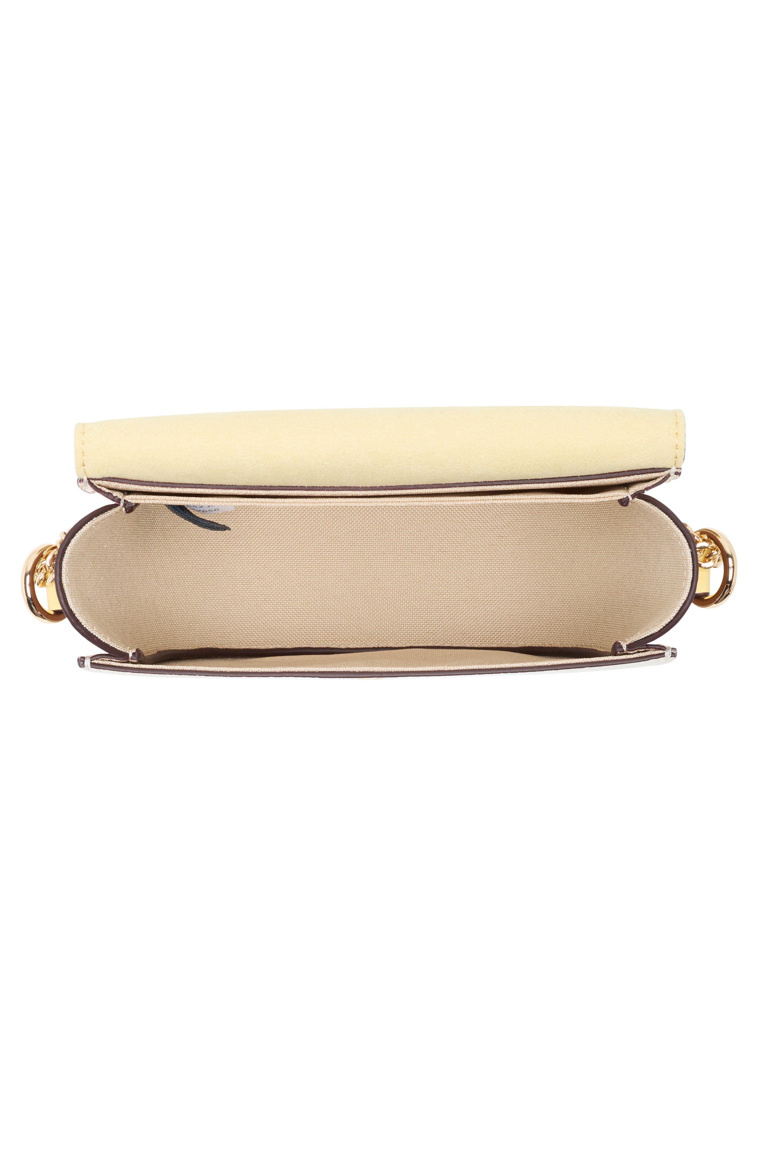 Cole Haan Evie Chain Leather Saddle Bag, Alternate, color, 